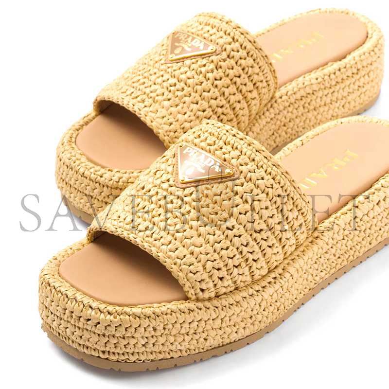 Pra*a crochet flatform slides 1xz761